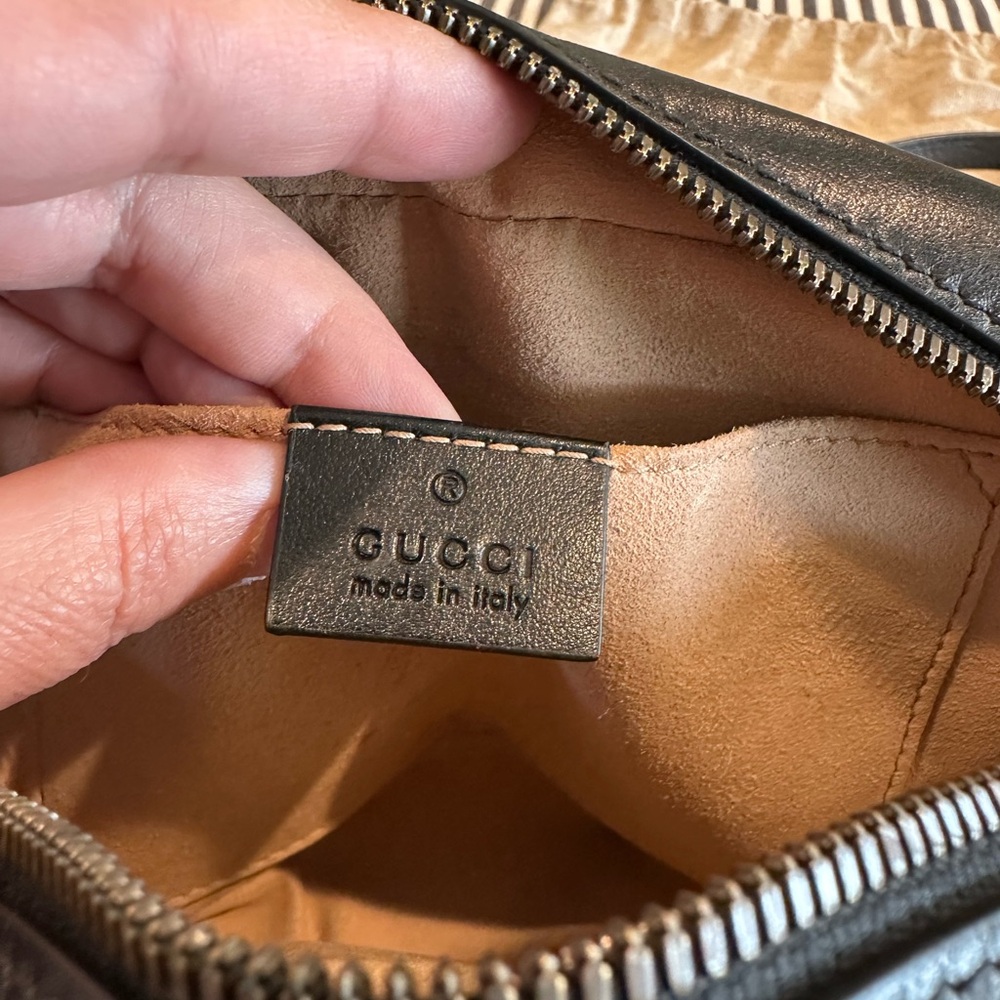 Gucci GG Marmont quilted chevron camera bag, organizer, box, dust bag EUC Small - Picture 6 of 16